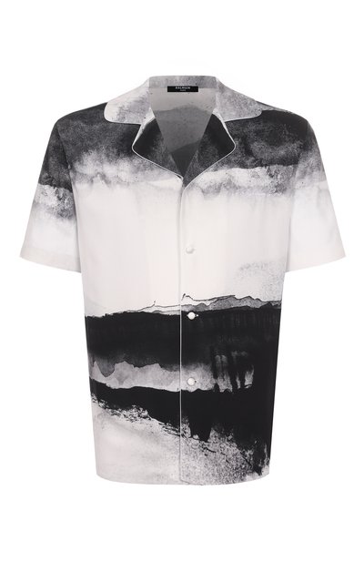 Мужская рубашка из вискозы BALMAIN, арт. EH0HN087/VI27
