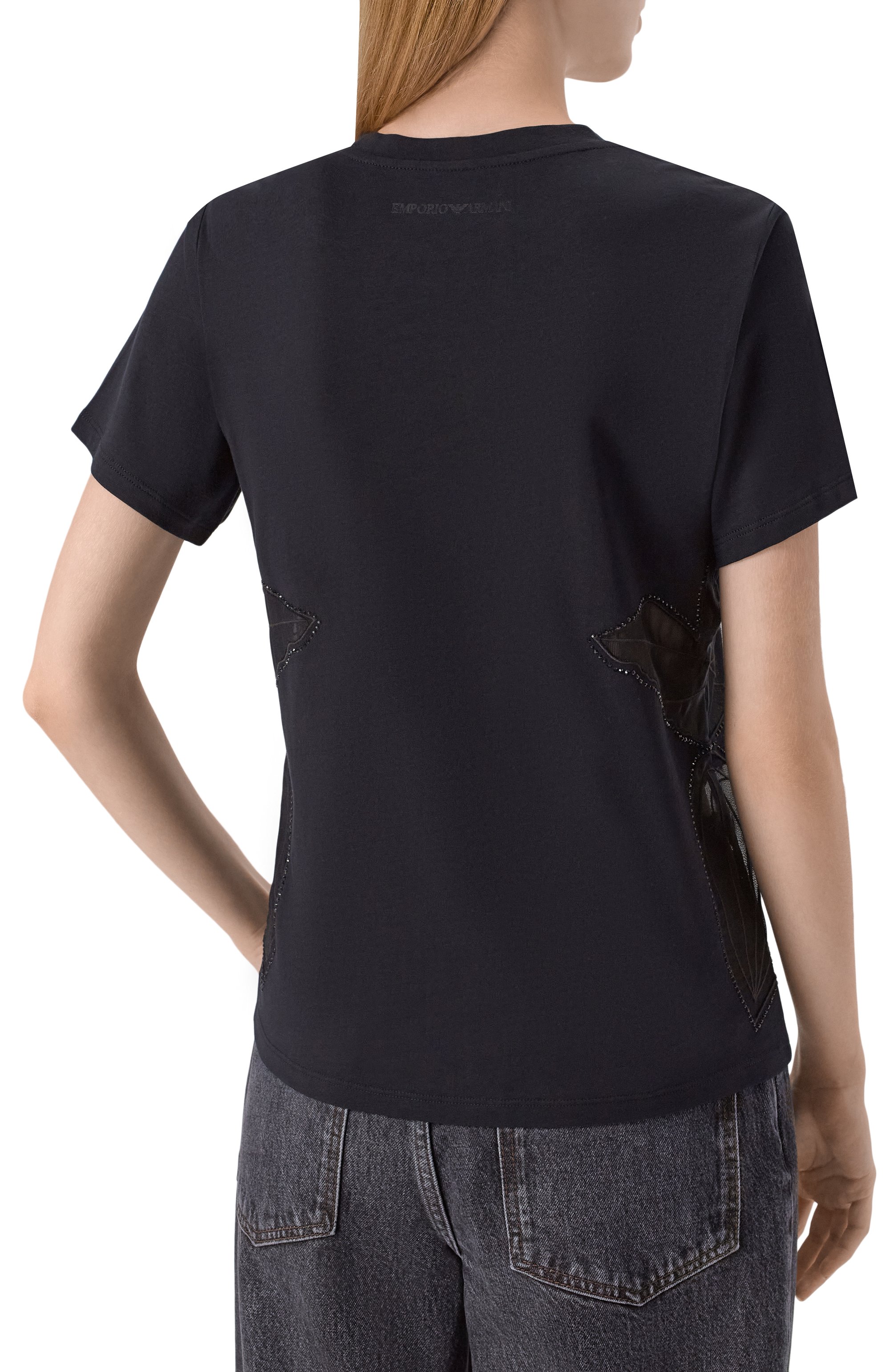 Хлопковая футболка EMPORIO ARMANI, арт. EW002246/AF13318, фото 4