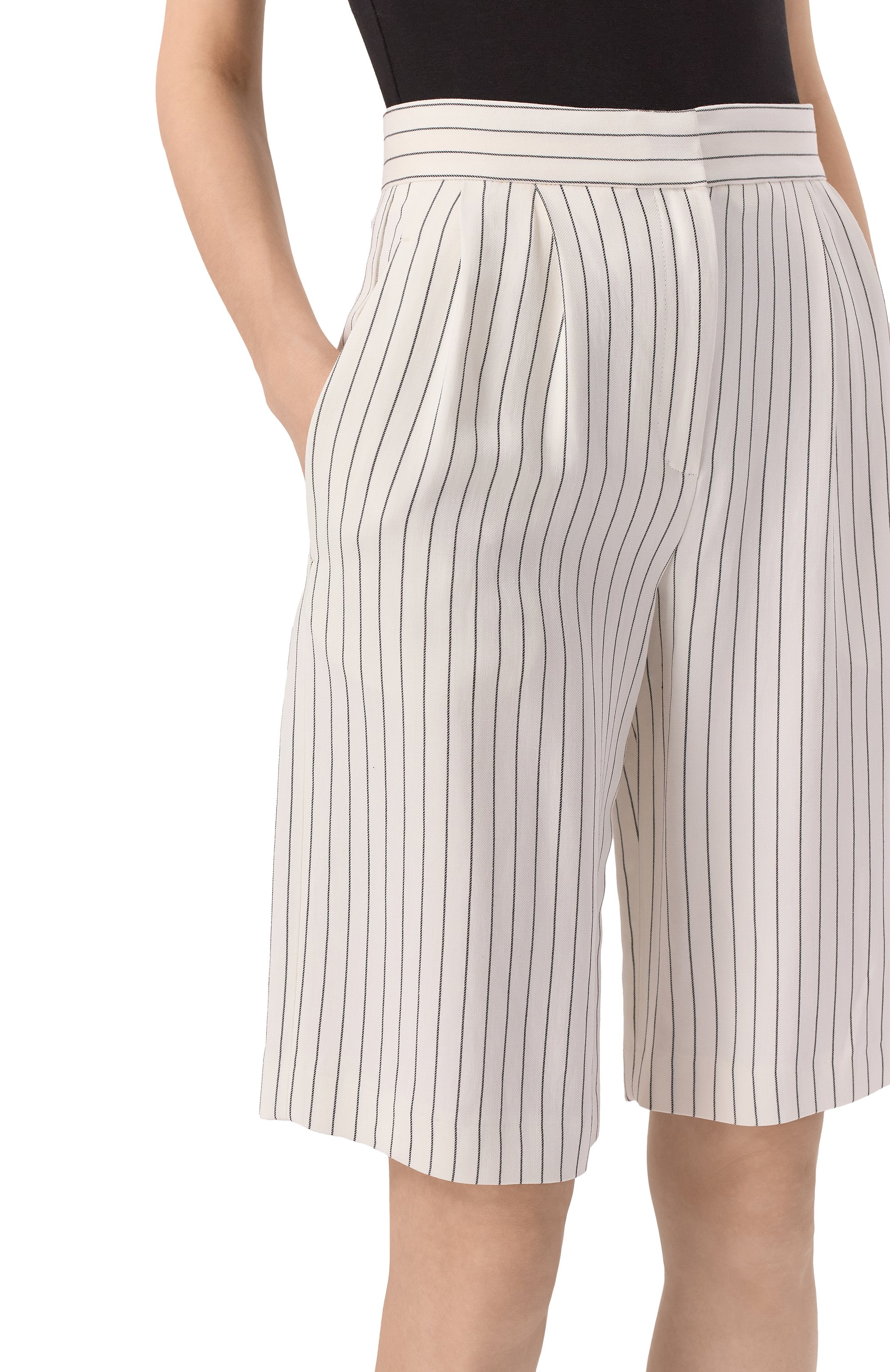 Шорты из вискозы и льна LOULOU DE SAISON, арт. PIERA, фото 5