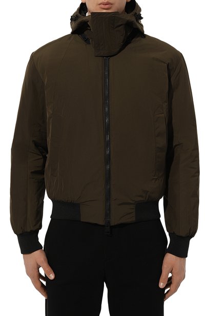 Бомбер PREMIATA хаки цвета по цене 77600 руб., арт. PR427, фото 3 Бомбер PREMIATA, арт. PR427, фото 3