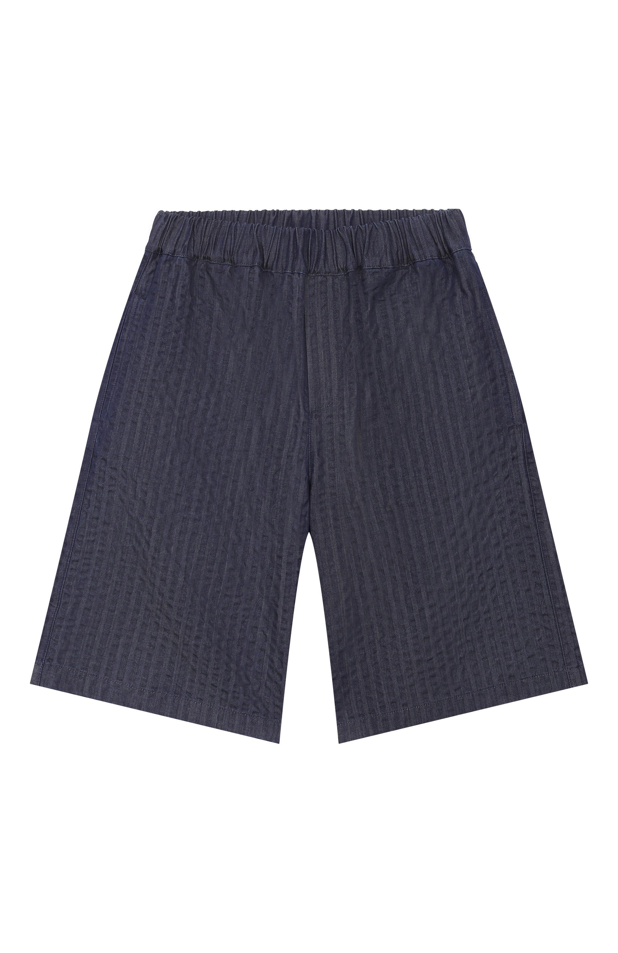 Джинсовые шорты DOLCE & GABBANA темно-синего цвета по цене 41750 руб., арт. L44Q10/LDD54, фото 1 Джинсовые шорты DOLCE & GABBANA, арт. L44Q10/LDD54, фото 1