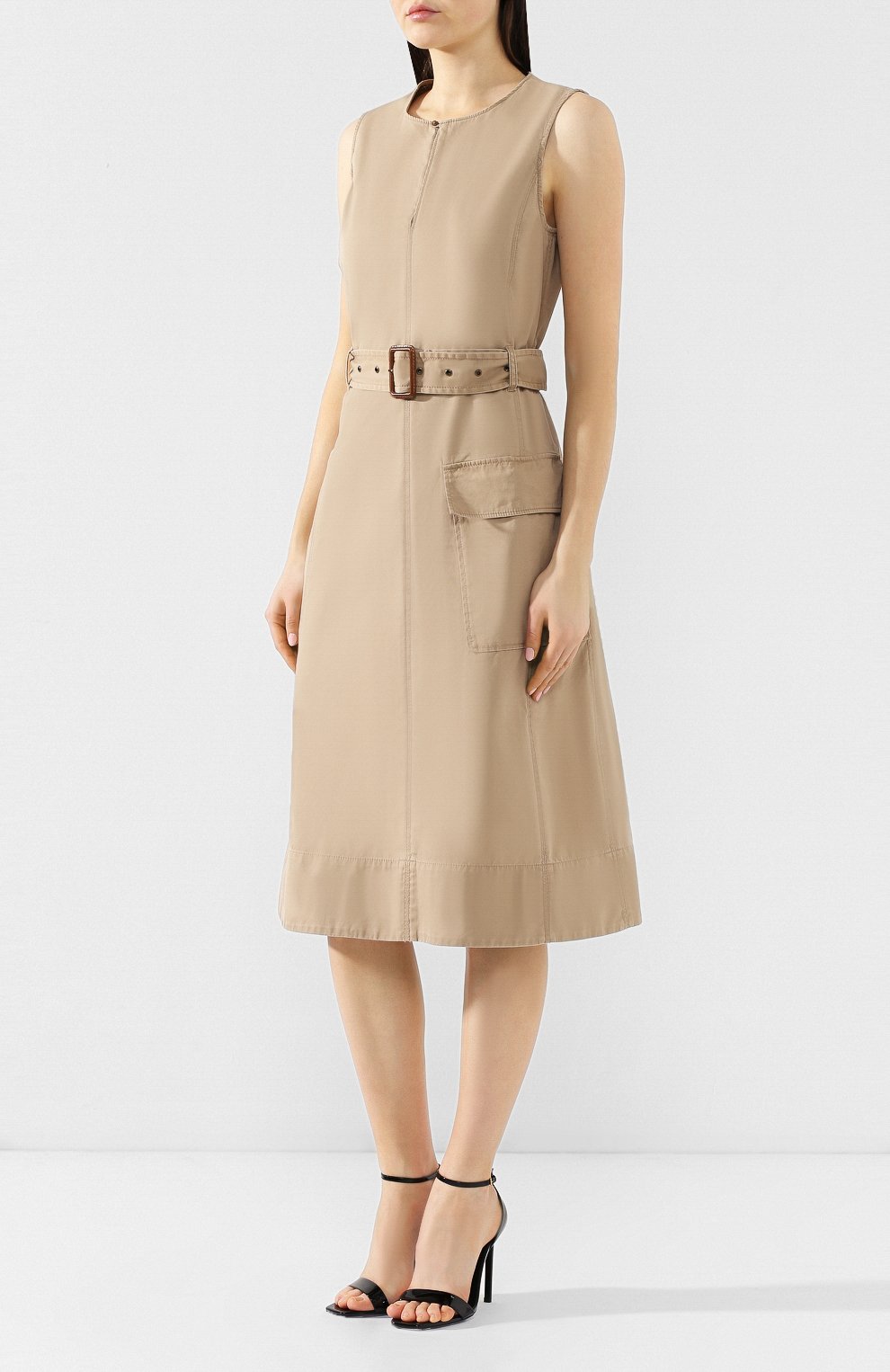Хлопковое платье POLO RALPH LAUREN, арт. 211744862, фото 3