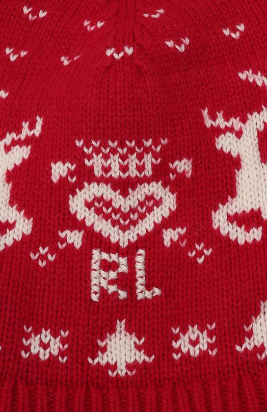 Хлопковая шапка Polo Ralph Lauren Красный, фото 3