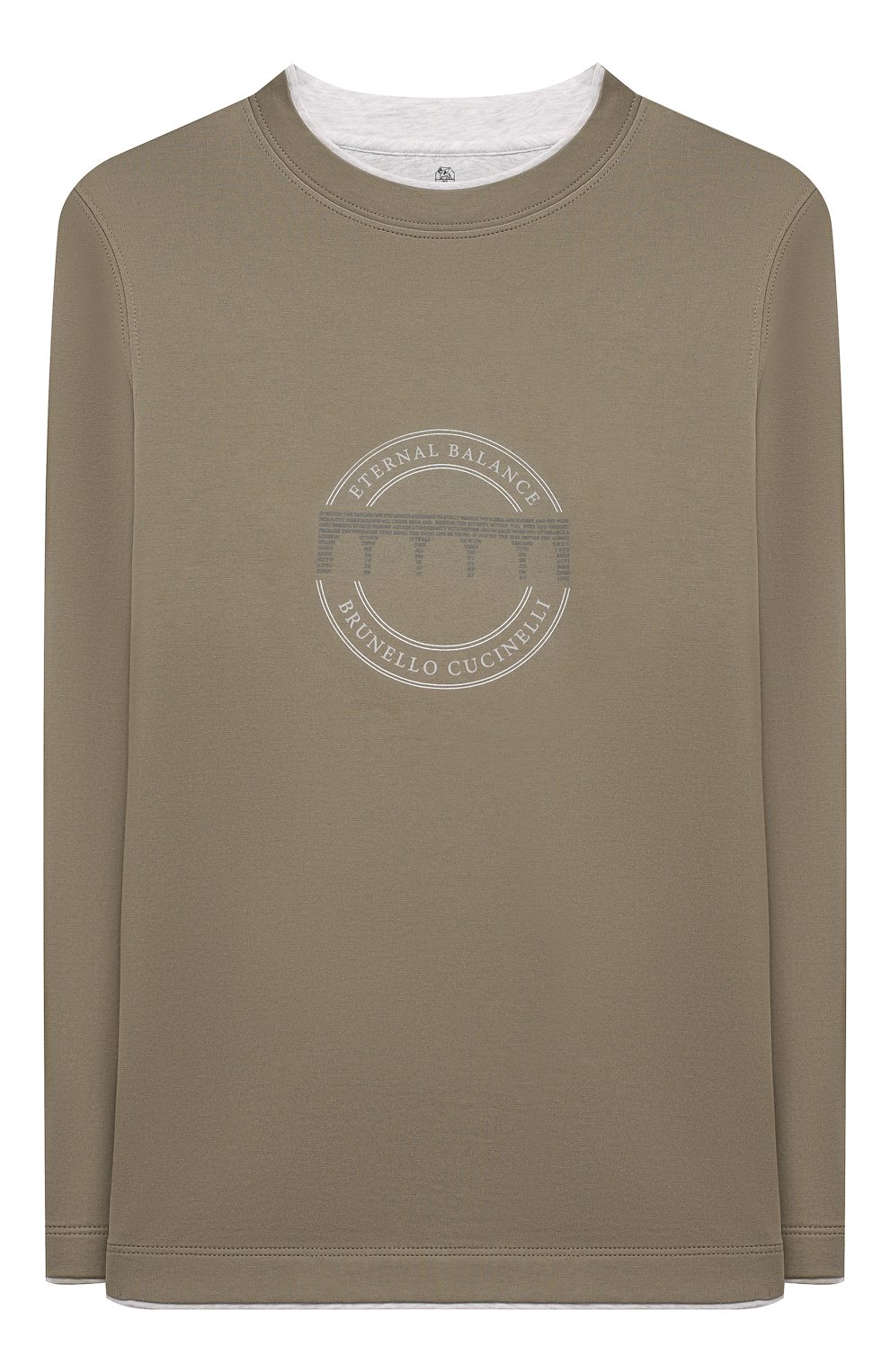 Хлопковый лонгслив BRUNELLO CUCINELLI, арт. B0B13T176C, фото 1