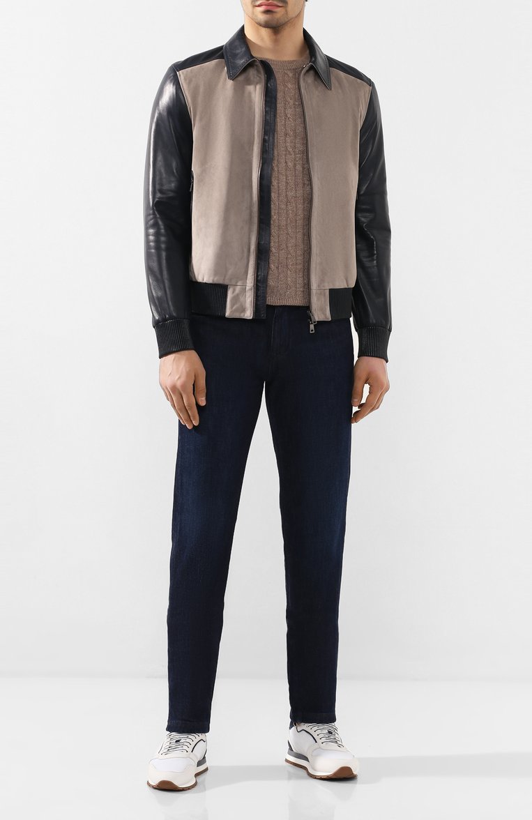 Замшевый бомбер BRIONI, арт. PLV40L/P9713, фото 1