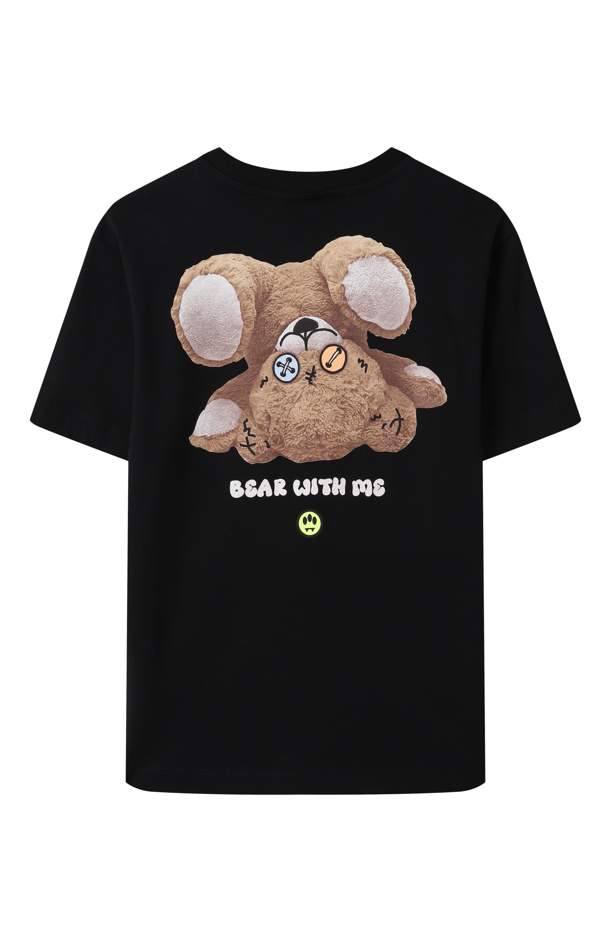 Хлопковая футболка BARROW черного цвета по цене 7800 руб., арт. S5BKJUTH029, фото 2 Хлопковая футболка BARROW, арт. S5BKJUTH029, фото 2