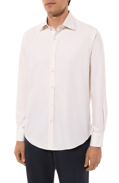 Рубашка из шелка и хлопка PAUL&SHARK, арт. 14313060CF, фото 3