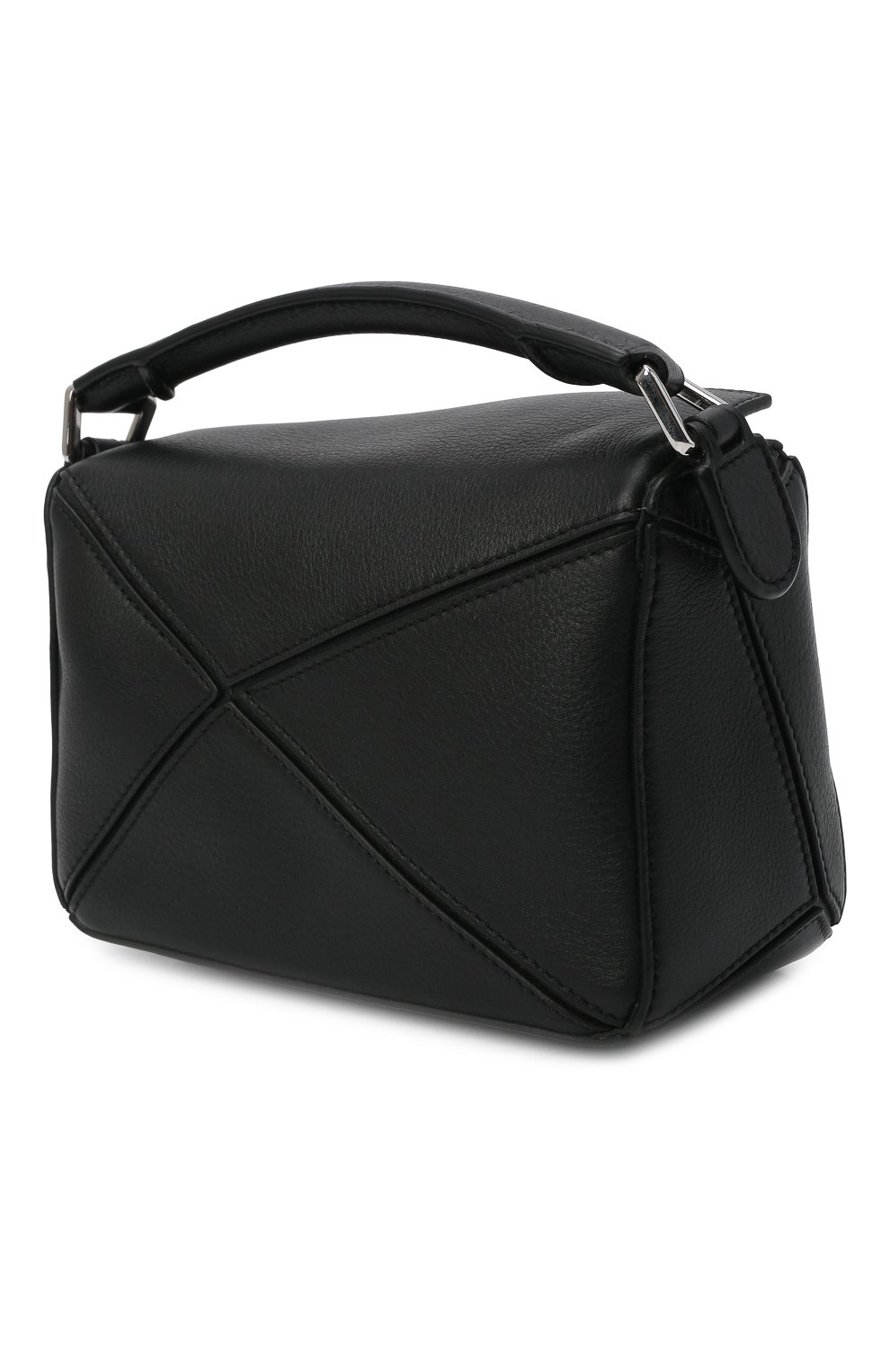 Сумка puzzle mini LOEWE черного цвета по цене 189500 руб., арт. 322.30.U95, фото 4 Сумка puzzle mini LOEWE, арт. 322.30.U95, фото 4