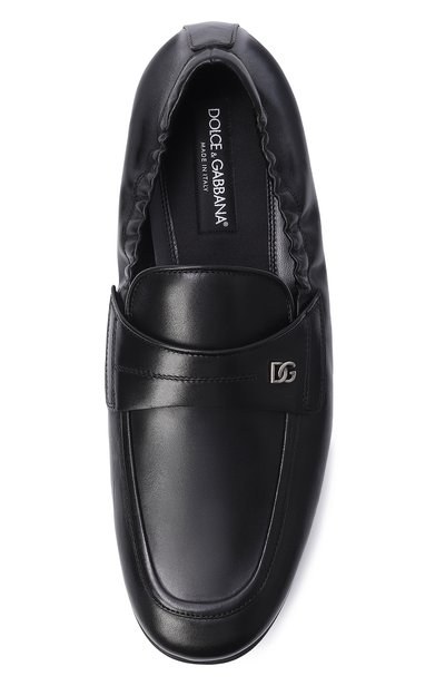 Кожаные лоферы ariosto DOLCE & GABBANA черного цвета по цене 89950 руб., арт. A50790/A0374, фото 5 Кожаные лоферы ariosto DOLCE & GABBANA, арт. A50790/A0374, фото 5