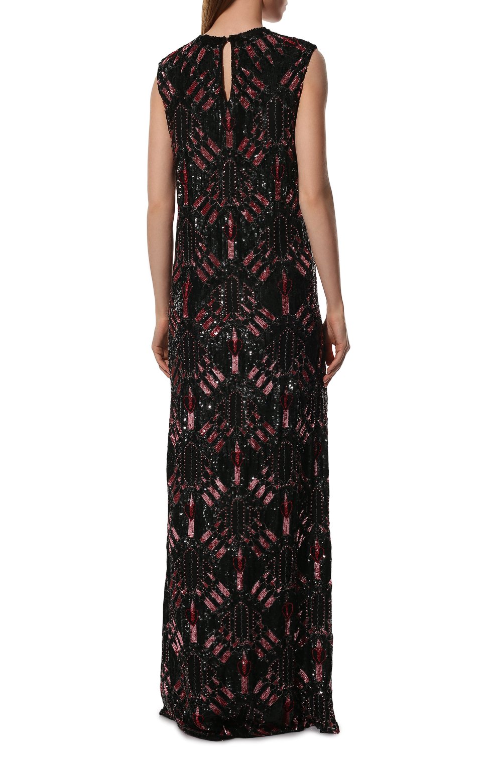 Шелковое платье VALENTINO, арт. MB0VD5X5/2UP, фото 4