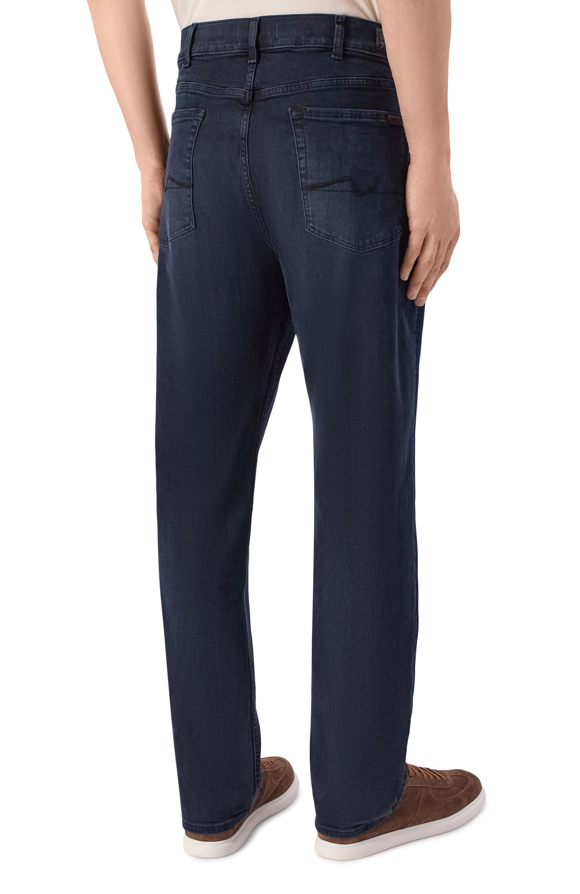 Джинсы slimmy 7 FOR ALL MANKIND черного цвета по цене 29150 руб., арт. 7TC40C51-3LJ, фото 4 Джинсы slimmy 7 FOR ALL MANKIND, арт. 7TC40C51-3LJ, фото 4