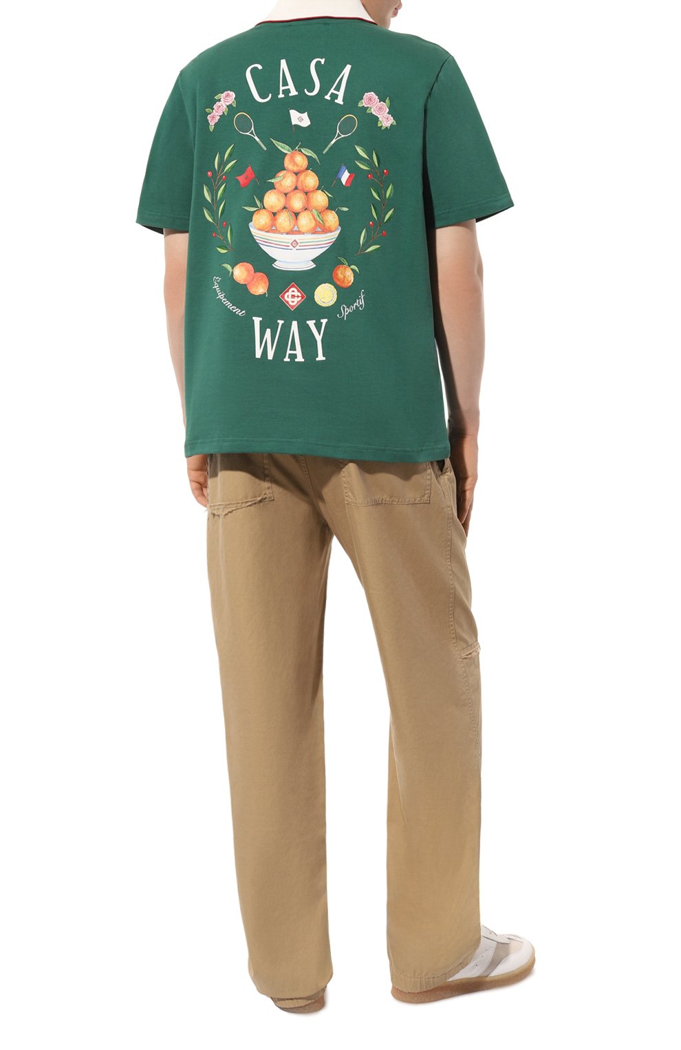 Хлопковая футболка CASABLANCA, арт. MPS24-JTS-001-07, фото 2