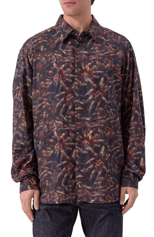 Рубашка из лиоцелла Diesel A19575/0PJBK Разноцветный  A19575/0PJBK Фото 3