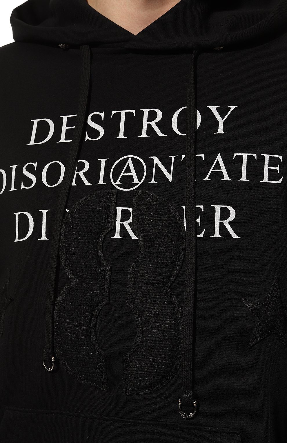 Хлопковое худи JOHN RICHMOND, арт. RMA22068FE, фото 5