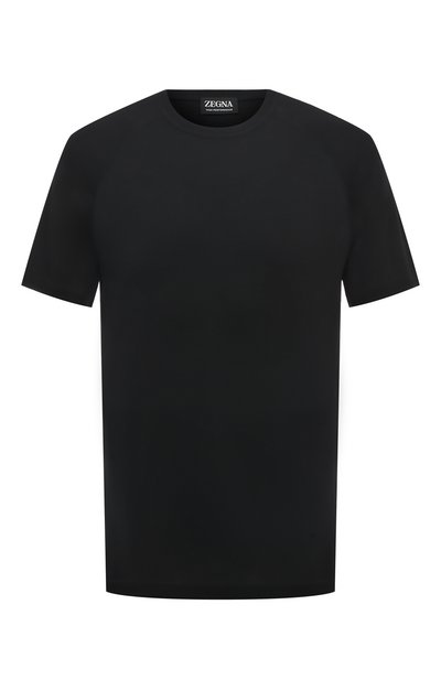 Мужская шерстяная футболка ZEGNA, арт. E7328A5/BCT706