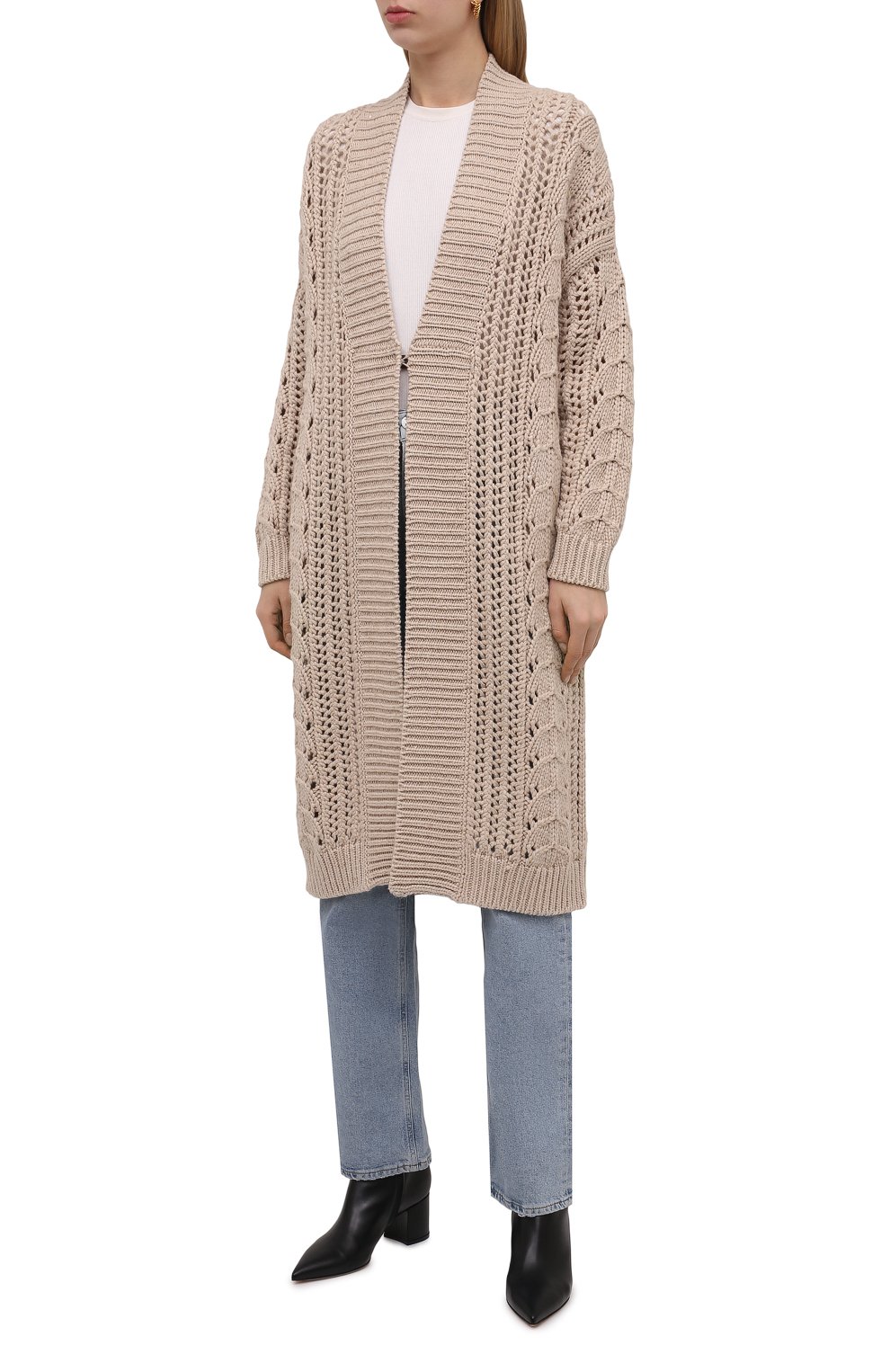 Кардиган из кашемира и шелка BRUNELLO CUCINELLI, арт. M5D322116, фото 3