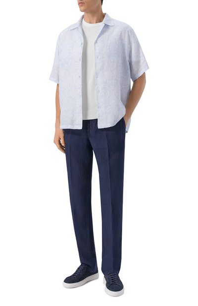 Льняные брюки PAUL&SHARK, арт. 26414031, фото 2