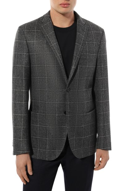 Шерстяной пиджак CORNELIANI, арт. 926002-3816317, фото 3