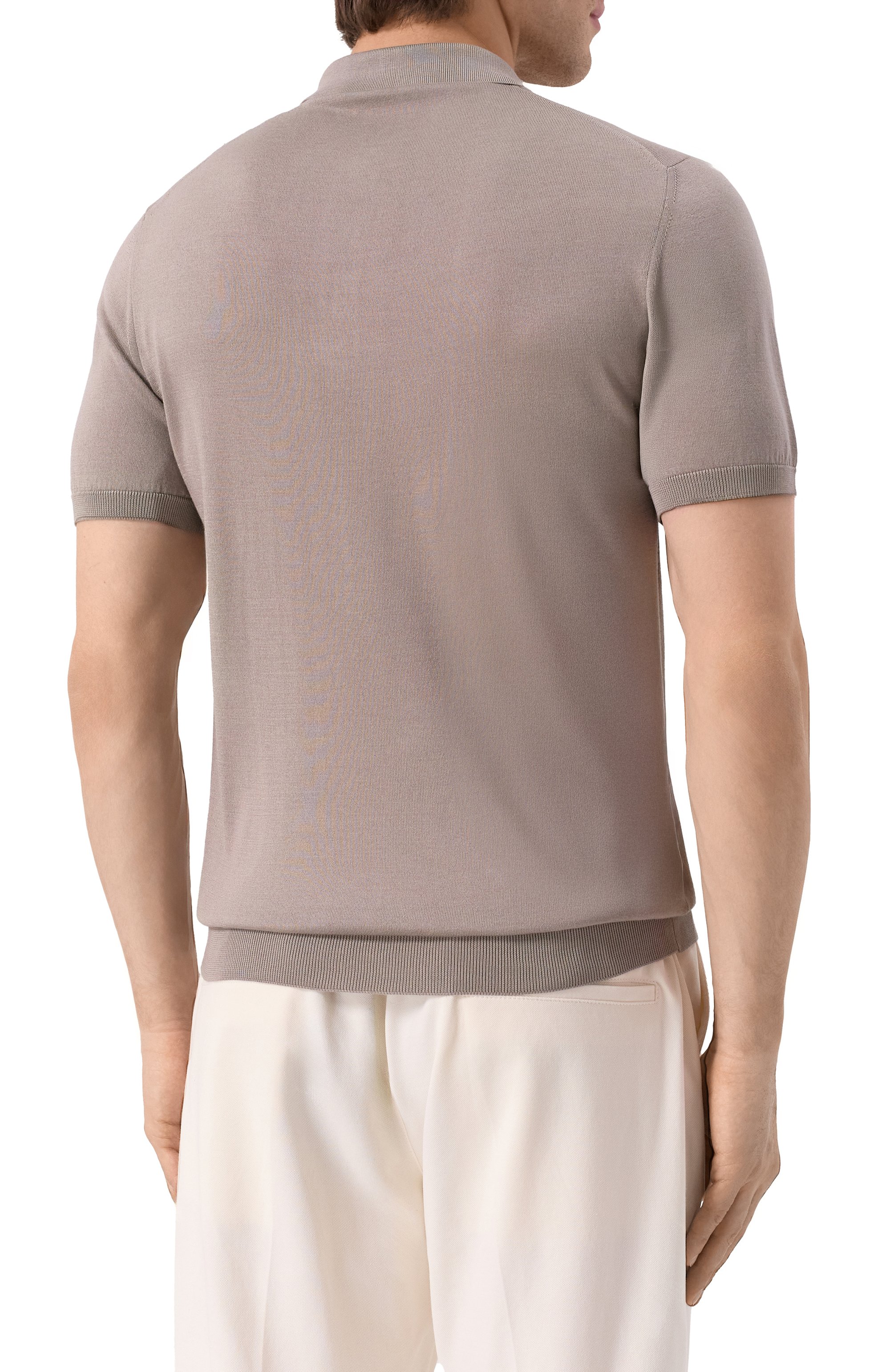 Шелковое поло CORNELIANI, арт. 25M541-2525170, фото 4