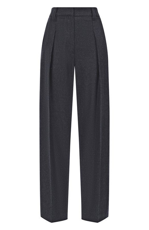 Шерстяные брюки Brunello Cucinelli M038PP9106 Серый M038PP9106