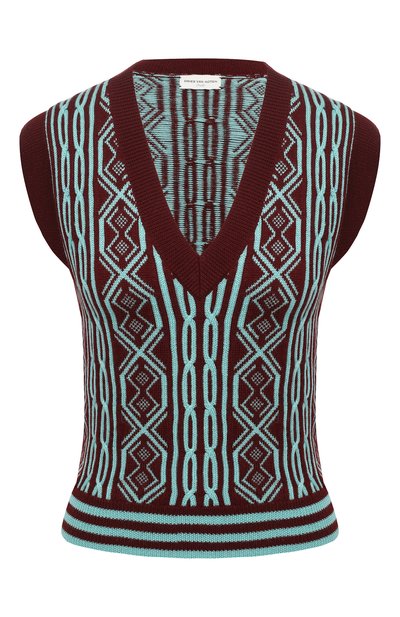 Женский шерстяной жилет DRIES VAN NOTEN, арт. 202-11201-1700