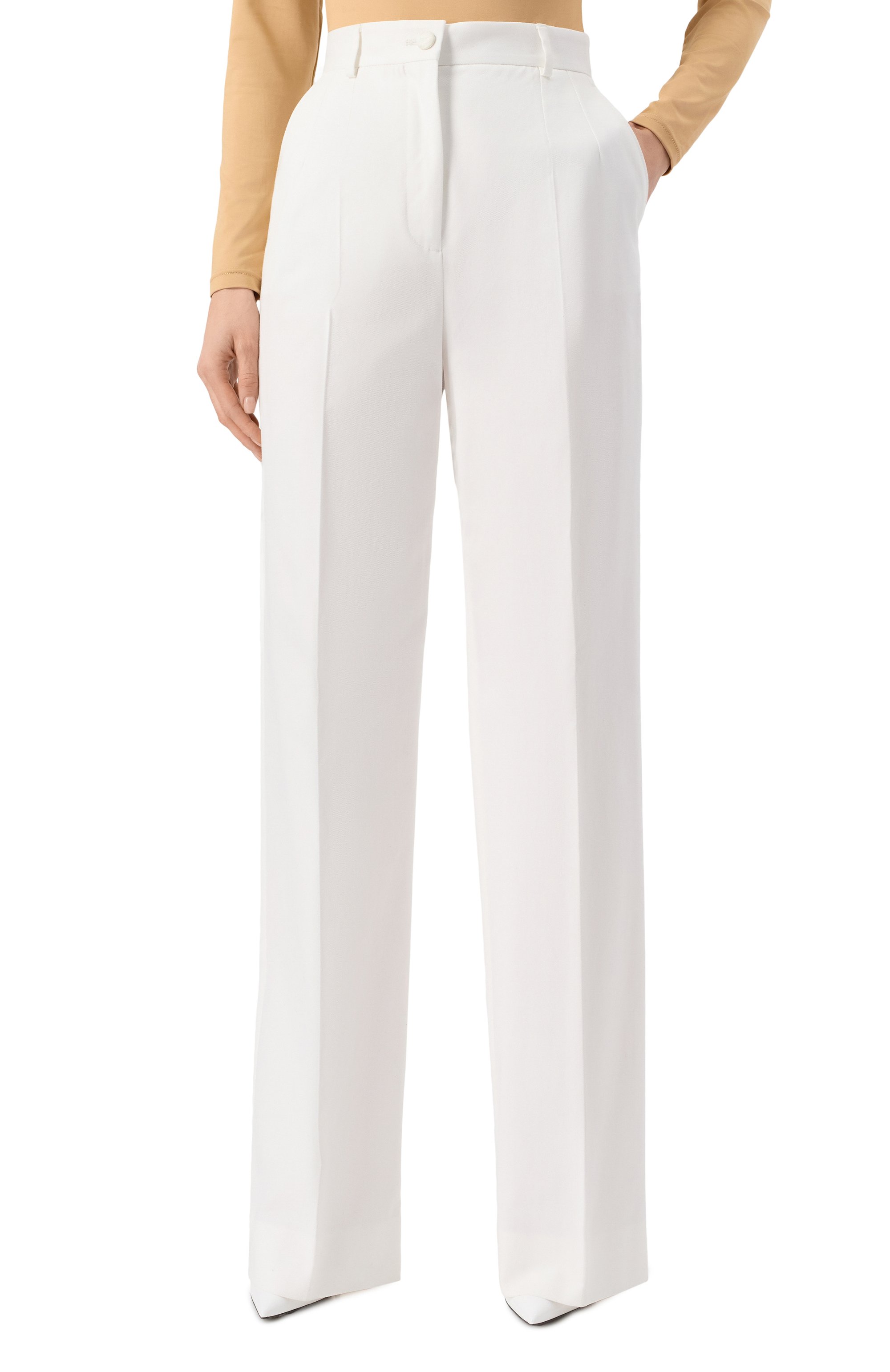 Хлопковые брюки DOLCE & GABBANA, арт. FTC20T/GDCDD, фото 3