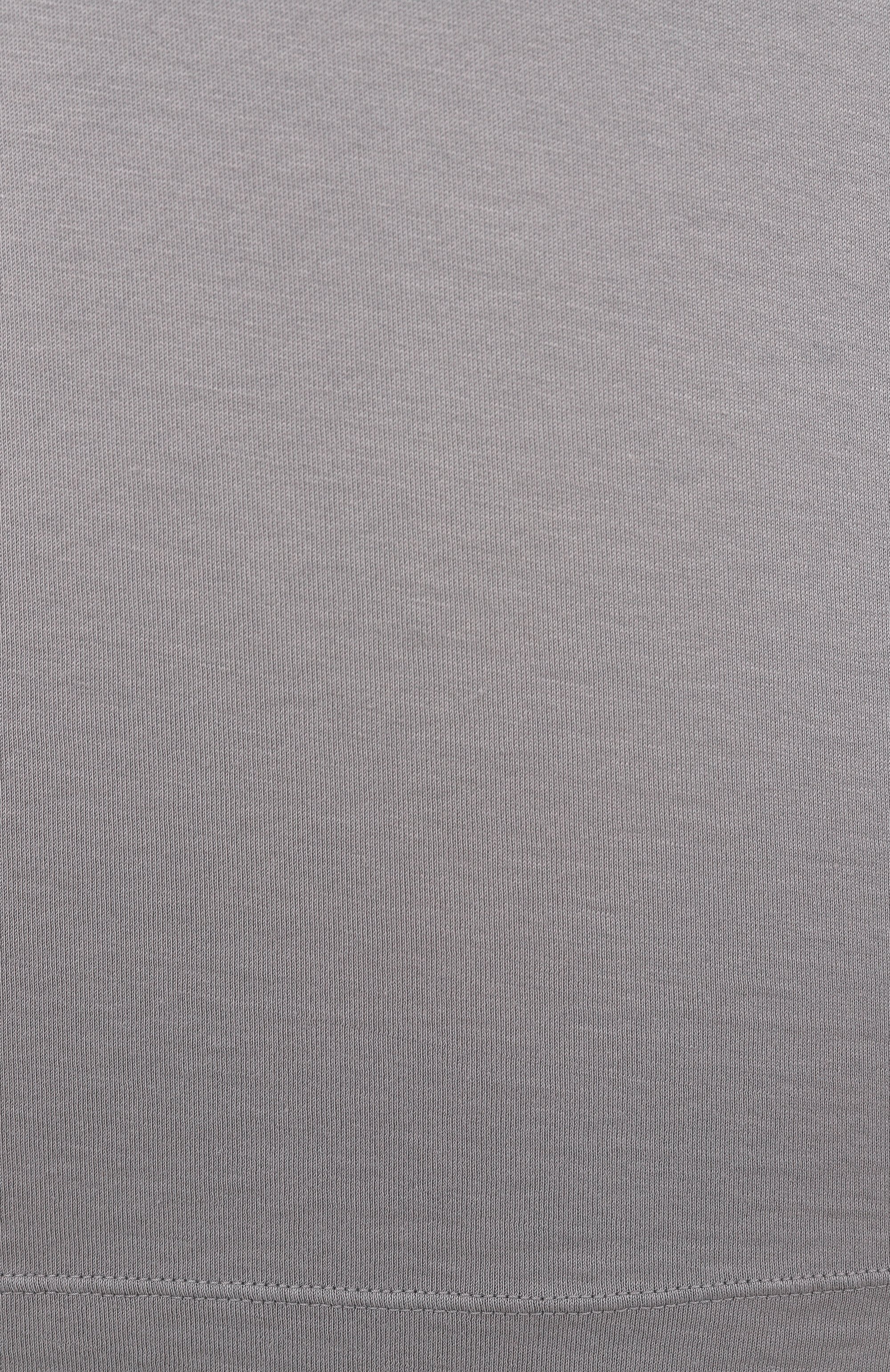 Хлопковая футболка TRANSIT серого цвета по цене 12450 руб., арт. CFUTRZ1362, фото 6 Хлопковая футболка TRANSIT, арт. CFUTRZ1362, фото 6