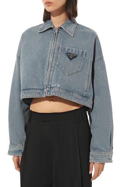 Джинсовая куртка PRADA, арт. GFB279-1ZAB-F0008-212, фото 3