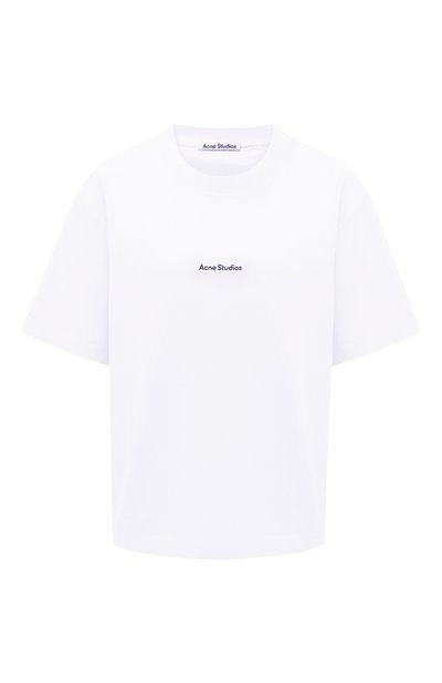 Женская хлопковая футболка ACNE STUDIOS, арт. AL0135