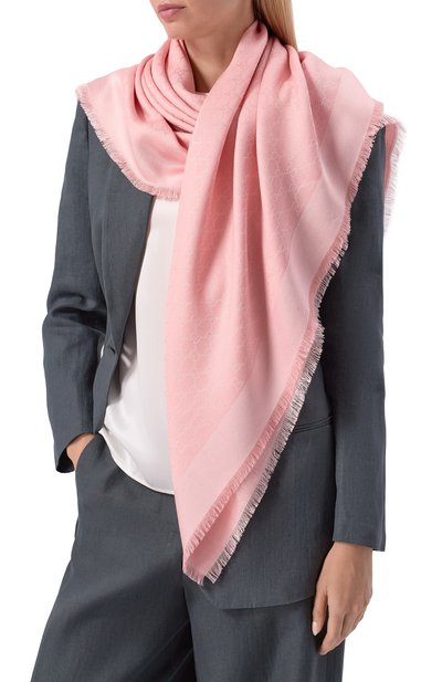 Шаль из шелка и шерсти GUCCI, арт. 855539/3GA48, фото 2