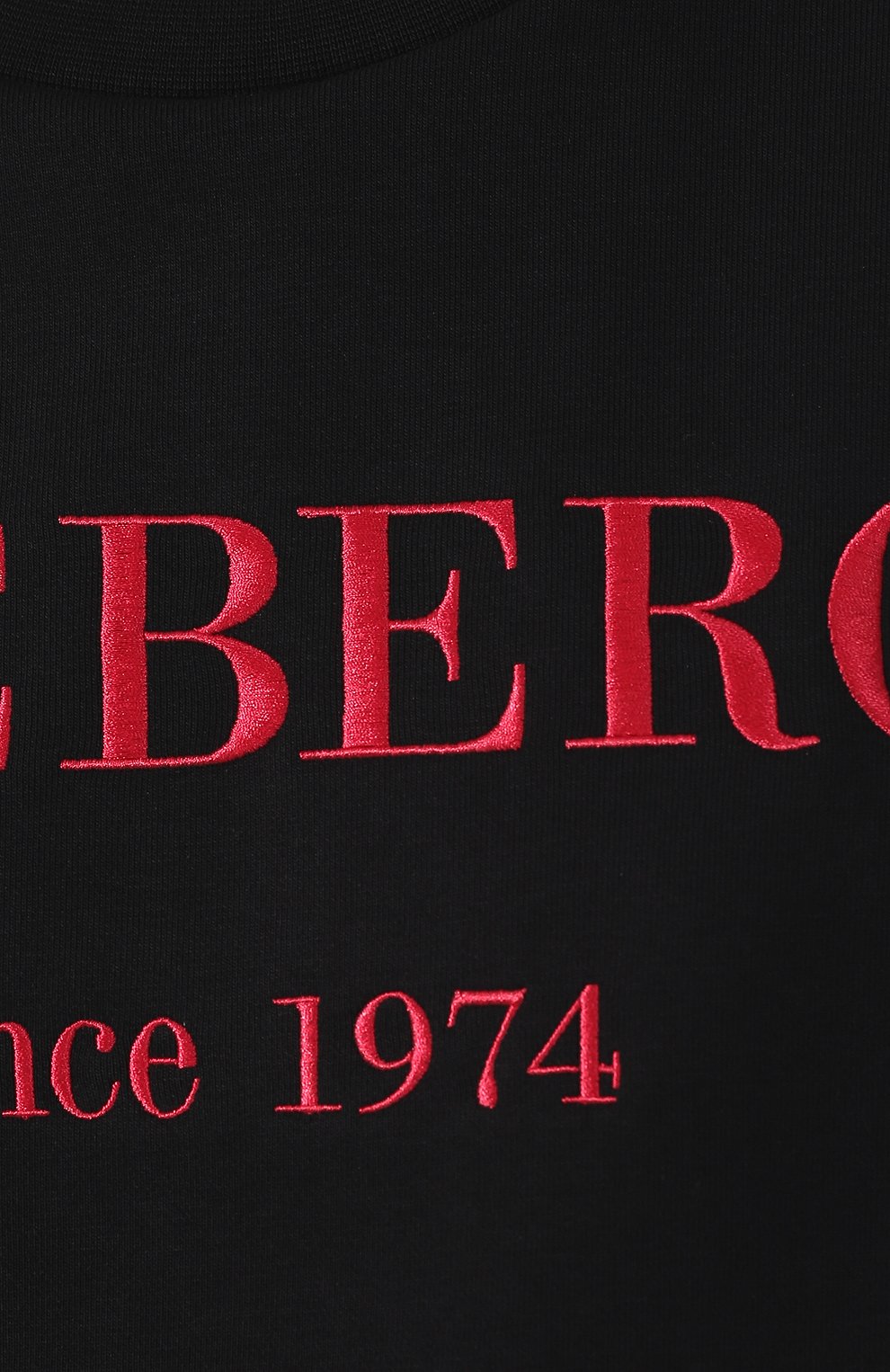 Хлопковый пуловер ICEBERG черного цвета по цене 29950 руб., арт. 19E I2P0/E012/6330, фото 5 Хлопковый пуловер ICEBERG, арт. 19E I2P0/E012/6330, фото 5