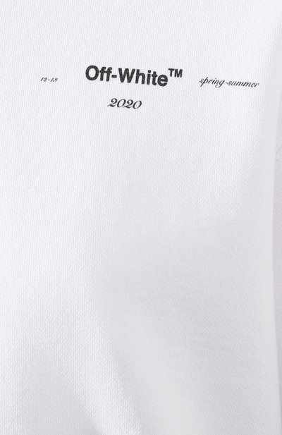 Хлопковый свитшот OFF-WHITE, арт. 0WBA026S20FLE0050184, фото 5