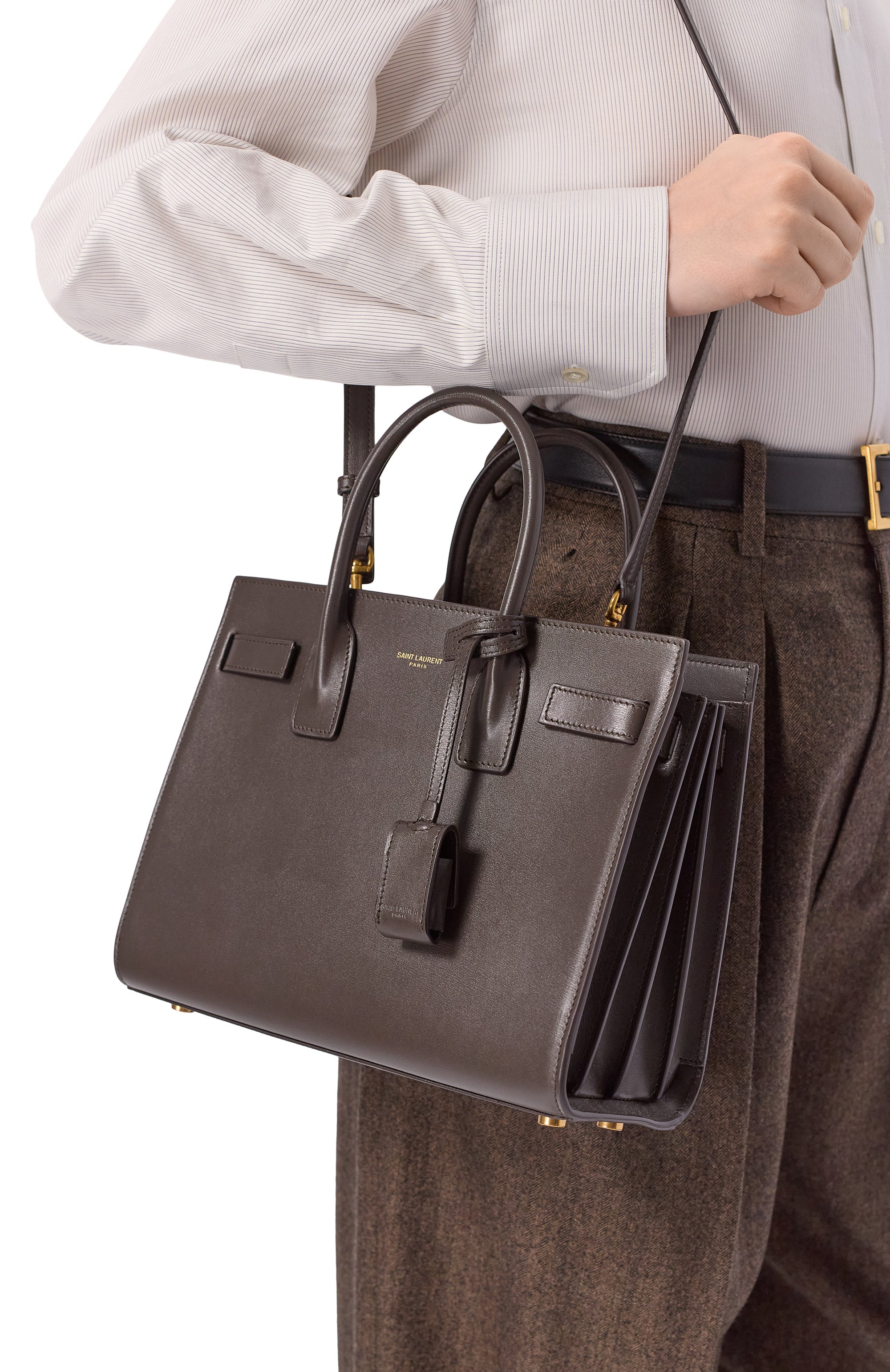 Сумка sac de jour baby SAINT LAURENT, арт. 421863/02G9W, фото 2