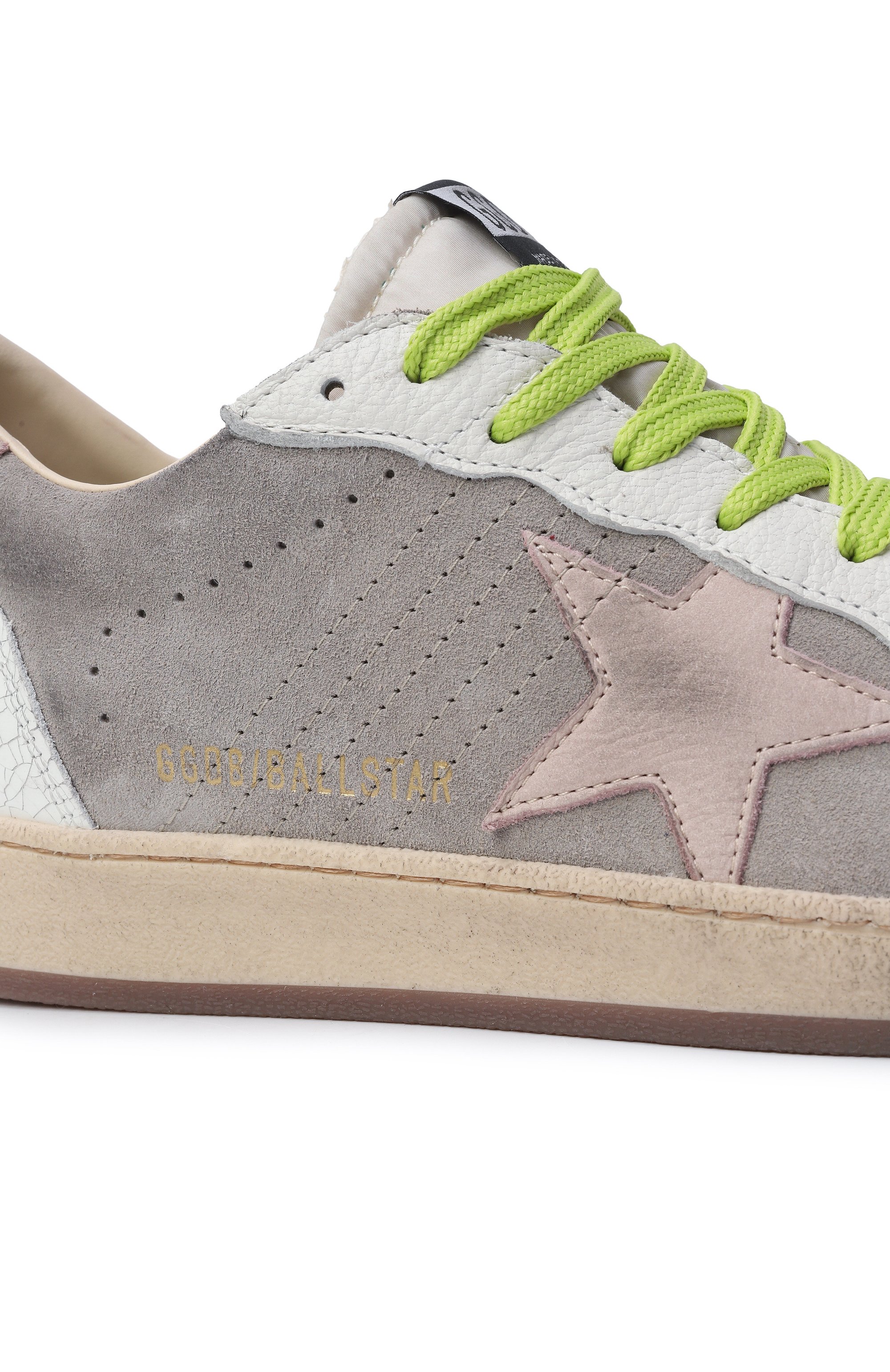 Комбинированные кеды ball star GOLDEN GOOSE DELUXE BRAND, арт. GMF00117.F007351, фото 7