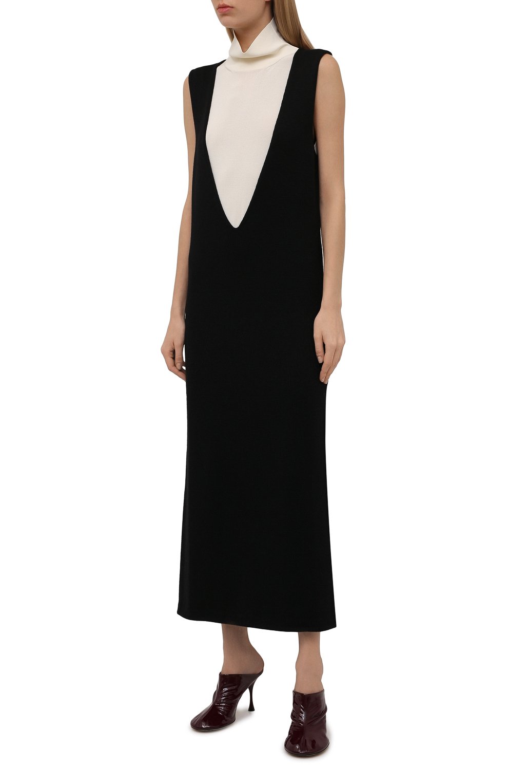 Платье из шерсти и вискозы JIL SANDER, арт. JSPT751058-WTY21388, фото 3