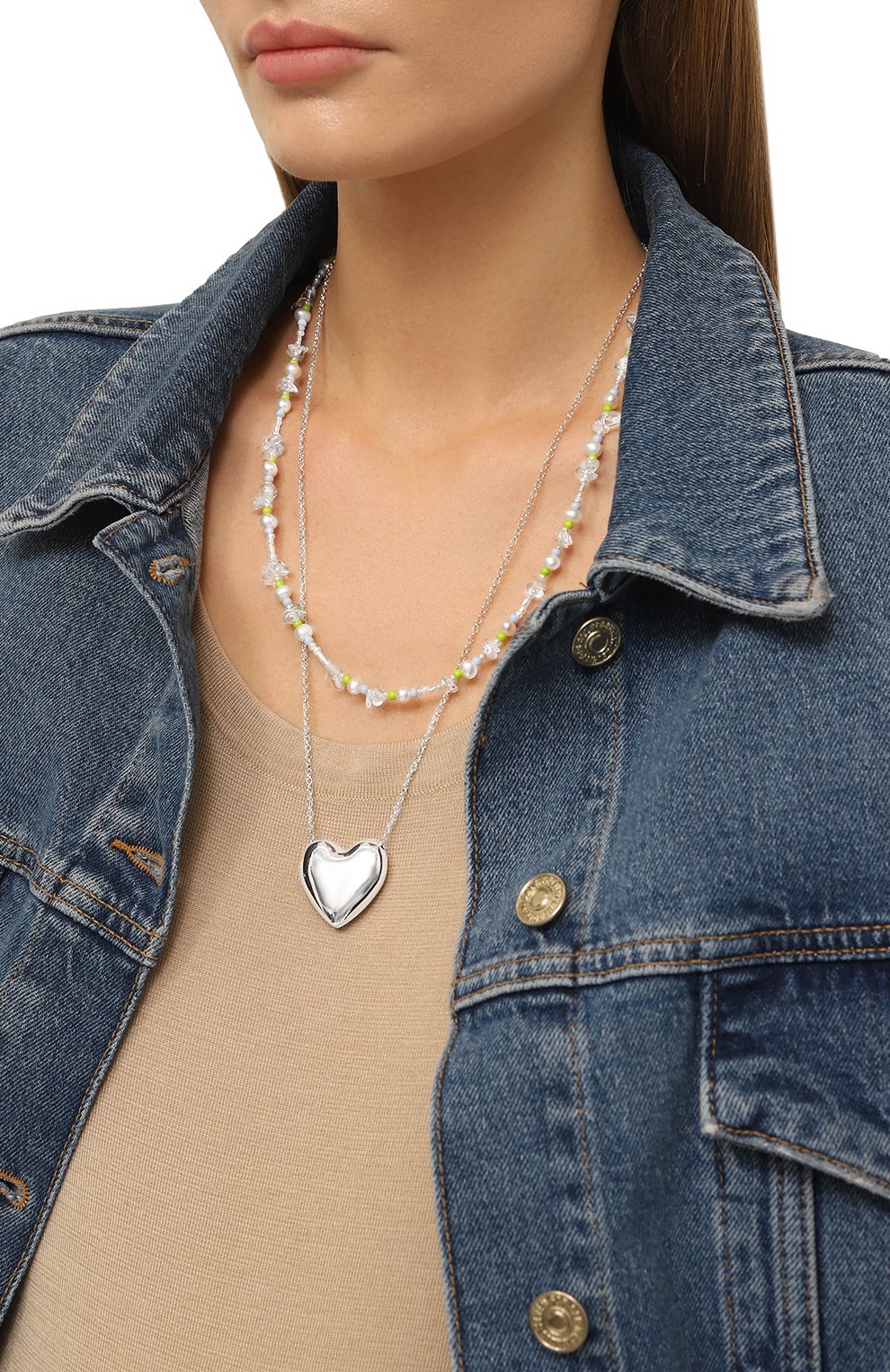 Колье сердце HIAYNDERFYT, арт. 1-5HRSLV, фото 2