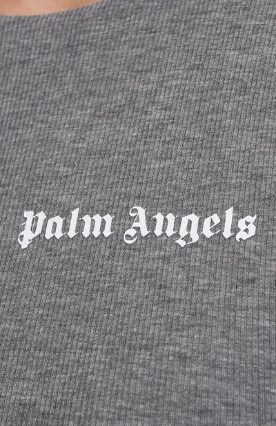 Хлопковый топ PALM ANGELS, арт. PWV0001S21FAB0010801, фото 5