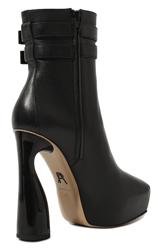 Кожаные ботильоны Lofty Paul Andrew Чёрный, фото 5