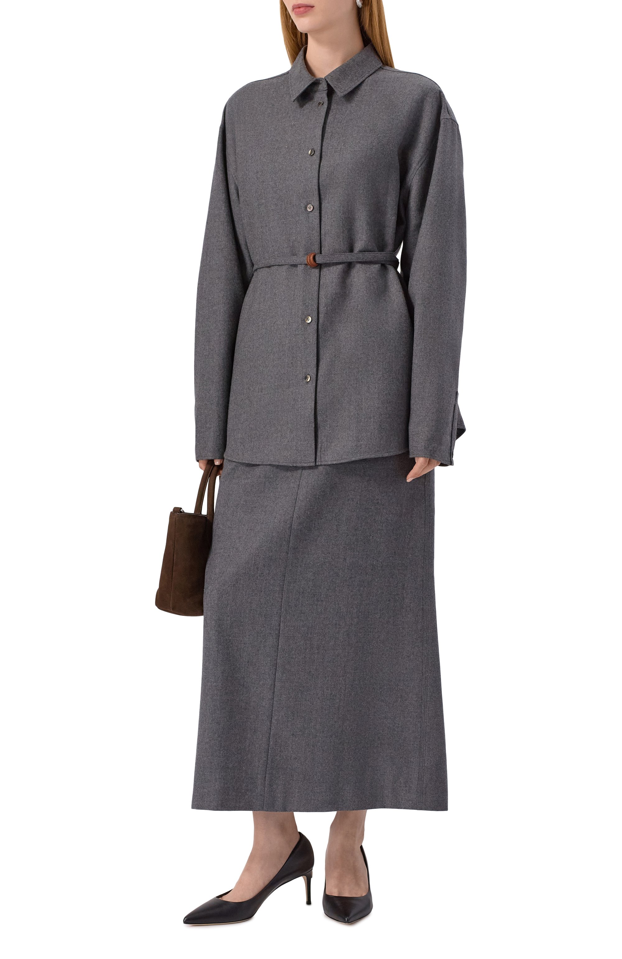 Шерстяная рубашка LE17SEPTEMBRE, арт. LS2579SH002EGR, фото 2