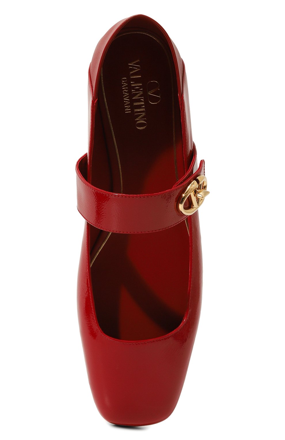 Кожаные балетки vlogo locker VALENTINO, арт. 5W2S0JV2/RDA, фото 6