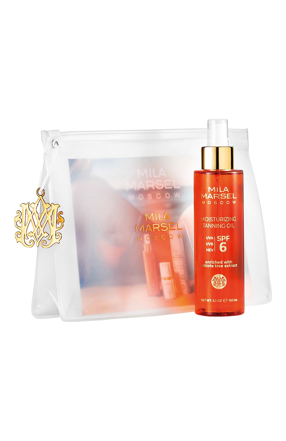 Увлажняющее масло для тела с эффектом загара spf 6 (150ml) MILAMARSEL, арт. 4630225091130, фото 4