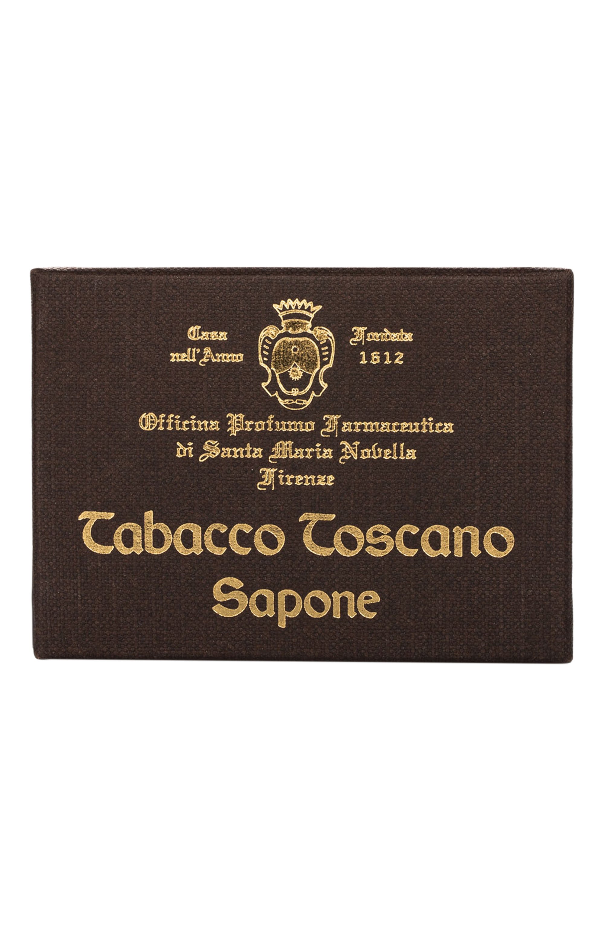 Твердое туалетное мыло tabacco toscano (150g) SANTA MARIA NOVELLA бесцветного цвета по цене 3500 руб., арт. SMN7011559MRK, фото 1 Твердое туалетное мыло tabacco toscano (150g) SANTA MARIA NOVELLA, арт. SMN7011559MRK, фото 1
