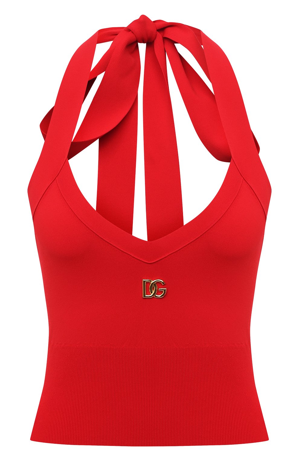 Топ DOLCE & GABBANA красного цвета по цене 85800 руб., арт. FX262Z/JAIEQ, фото 1 Топ DOLCE & GABBANA, арт. FX262Z/JAIEQ, фото 1