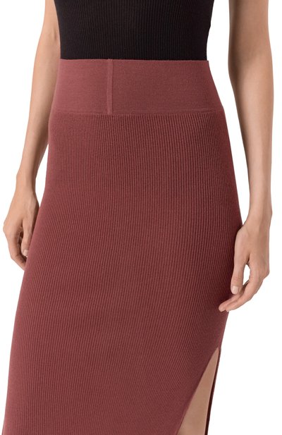 Шерстяная юбка RICK OWENS, арт. RP02E4619/RIBM, фото 5