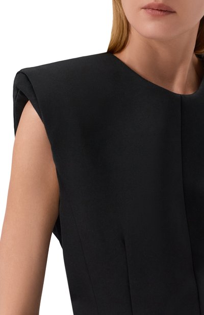 Шерстяное платье MUGLER черного цвета по цене 213000 руб., арт. 26F1R018691020, фото 4 Шерстяное платье MUGLER, арт. 26F1R018691020, фото 4