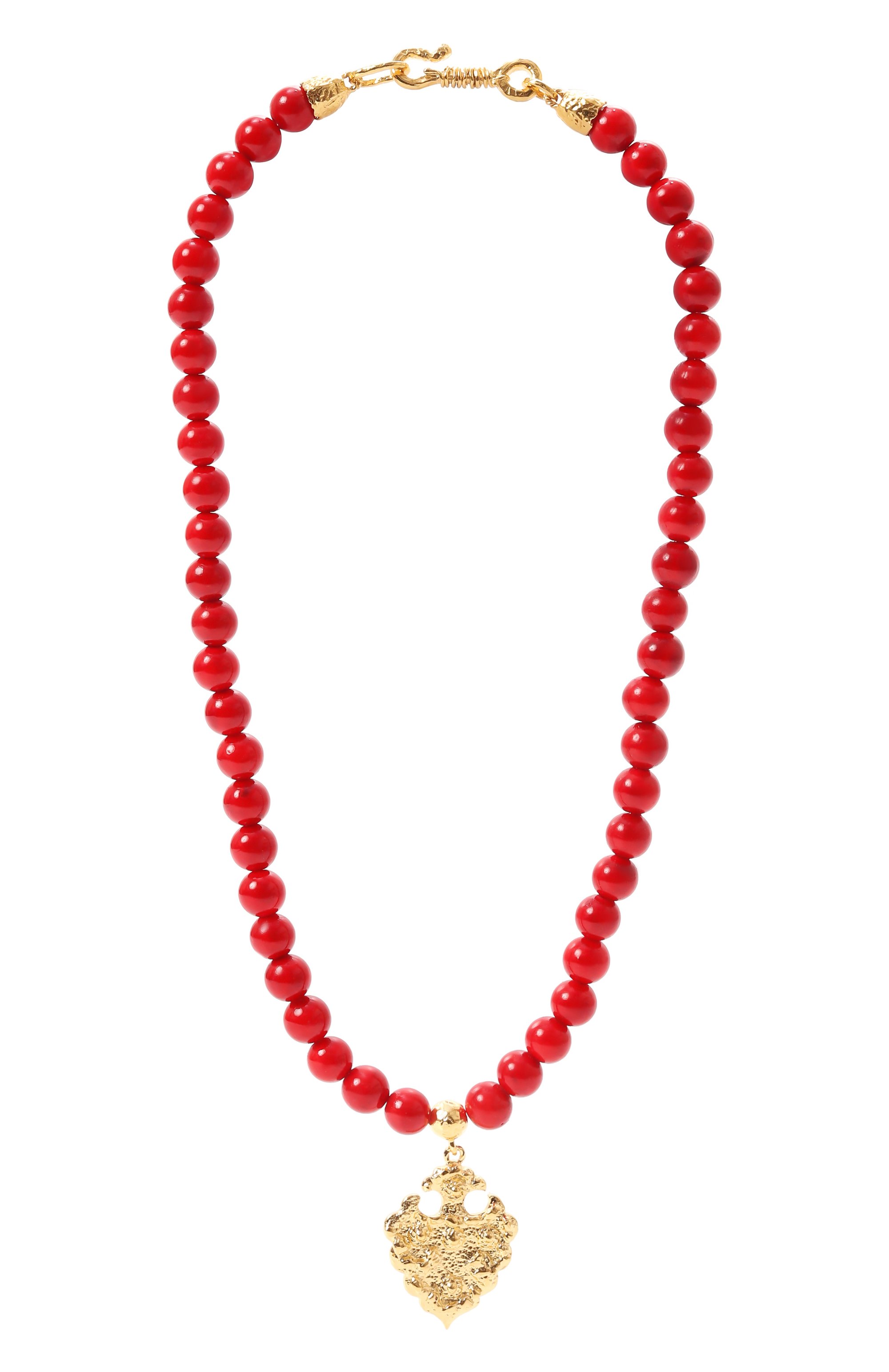 Колье kubachi SEVENWORLDS красного цвета по цене 29900 руб., арт. SW830/R, фото 1 Колье kubachi SEVENWORLDS, арт. SW830/R, фото 1