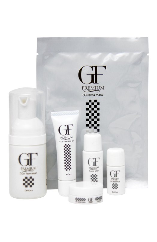 фото Японская программа для омоложения кожи gf premium kit (2x5+2x10+30ml) amenity