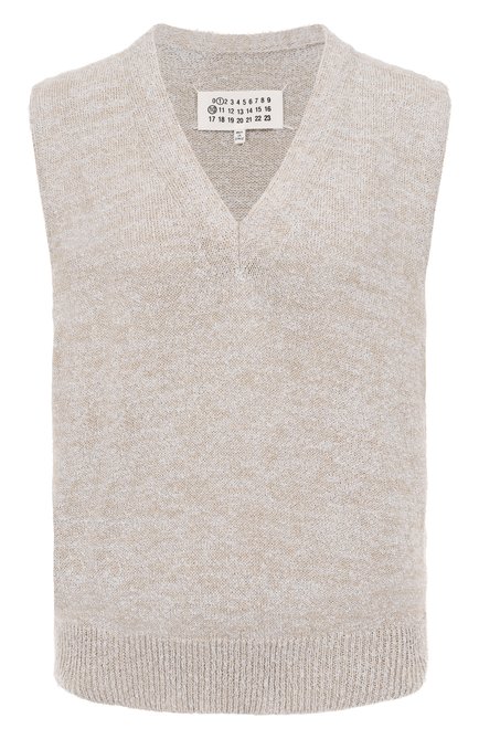 Женский жилет из хлопка и шерсти MAISON MARGIELA, арт. S50FB0115/M13152
