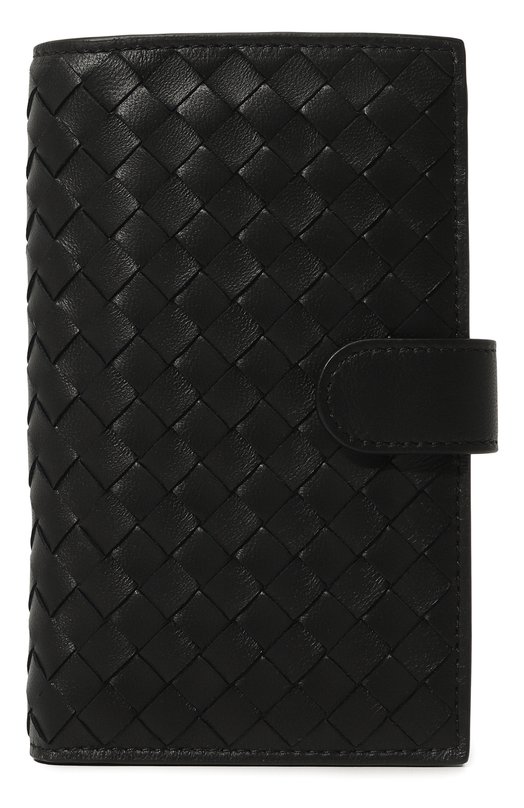 Кожаное портмоне Bottega Veneta 121060/V3UN1 Чёрный 121060/V3UN1