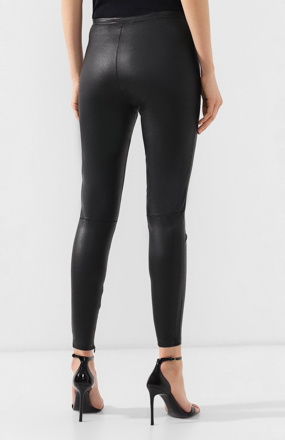 Хлопковые легинсы DSQUARED2 черного цвета по цене 55650 руб., арт. S75KA0962/S22427, фото 4 Хлопковые легинсы DSQUARED2, арт. S75KA0962/S22427, фото 4